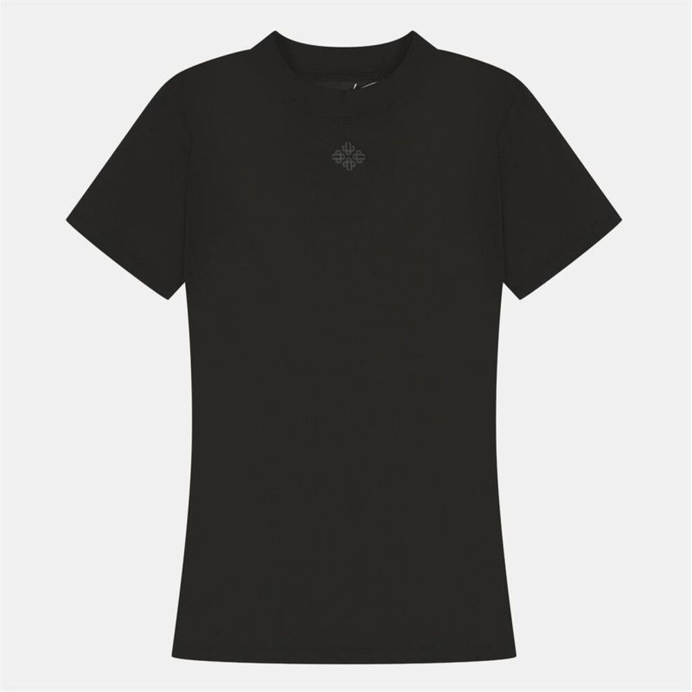 Couture Club Womens/Ladies Emblem Fitted T-Shirt / Black